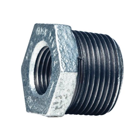 MUELLER 3 in. MPT x 2.5 in. Dia. FPT Galvanized Malleable Iron Hex Bushing 4399697